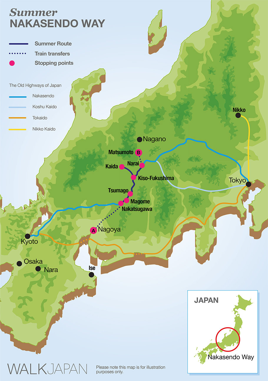 Walk-Japan-Summer_Nakasendo_Map