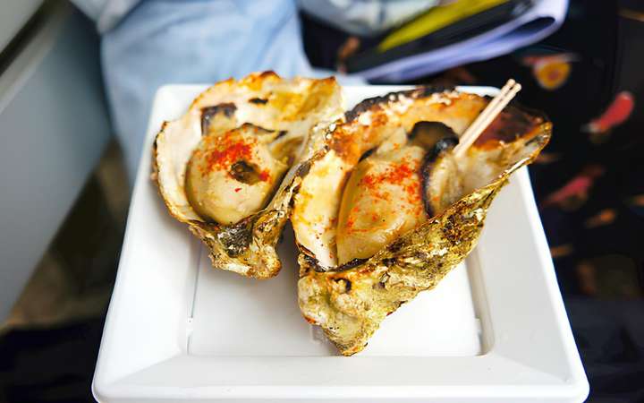 Fresh seafood on Awaji Island, Japan, prepared by a local food-designer chef — a unique culinary experience highlighting the island’s rich seafood culture and coastal traditions