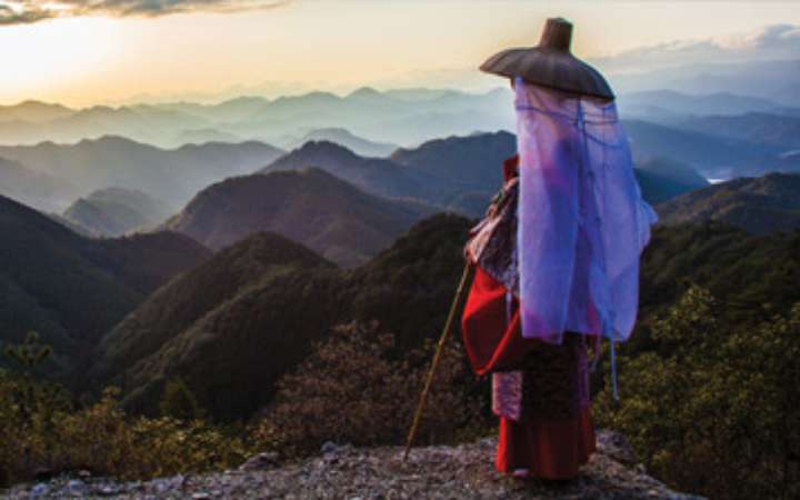 Kumano Kodo Pilgrimage Trail in Japan – sacred UNESCO World Heritage hiking route through the forested mountains of the Kii Peninsula, known for spiritual journey, shrines, and nature